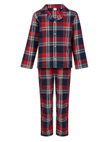 S-SM074-Kids Tartan Lounge Set
